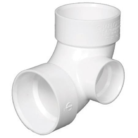 Charlotte Pipe And Foundry Charlotte Pipe Schedule 40 3 in. Hub X 3 in. D Hub PVC 90 Degree Elbow 1 pk PVC00300S0600